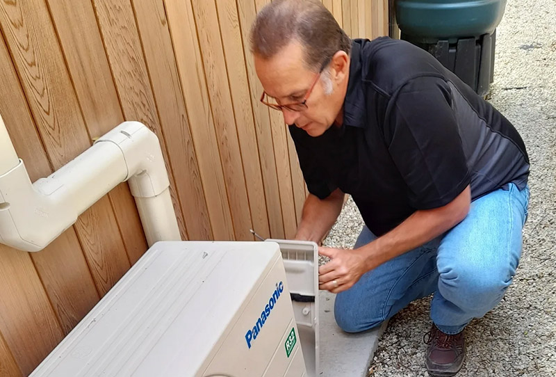 Air-to-air heat pumps installation